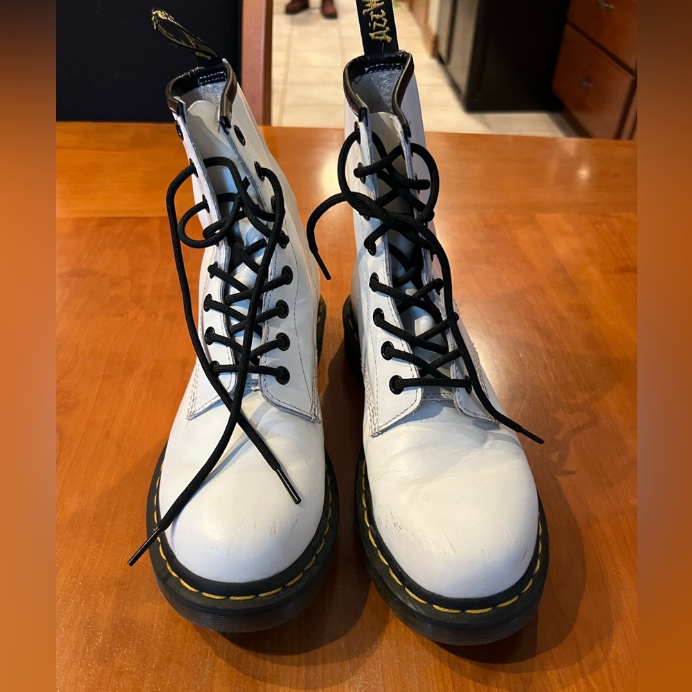 White Dr. Martens, size 8
